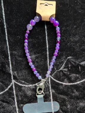 Phone Wristlets, Dragon Vein Agate And Hematite